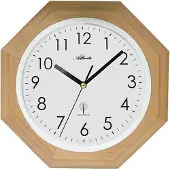 Atlanta Wandklok met houten rand modern design
