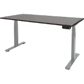 Schaffenburg Dextro Plus Zit-sta-bureau Rechthoekig Eiken T-Voet 1.800 (B) x 900 (D) x 645 (H) mm Melamine