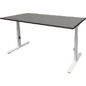 Schaffenburg Verstelbaar Bureau - Linesto 180x90 logan -wit frame