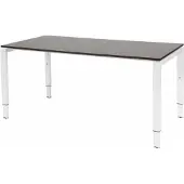 Schaffenburg Verstelbaar Bureau - Domino 160x90 logan - wit frame