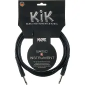 Klotz KIK INSTRUMENT CABLE BLACK 4,5M JACK 2P - JACK 2P METAL