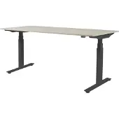 Schaffenburg Zit Sta Bureau - Plus Elektrisch 180x90 eik zwart frame