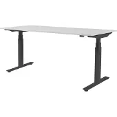 Schaffenburg Zit Sta Bureau - Plus Elektrisch 180x90 wit zwart frame