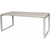 Schaffenburg Verstelbaar Bureau - Domino Plus 180x90 Eiken - alu frame