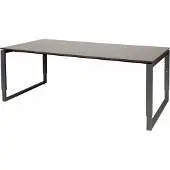 Schaffenburg Vergadertafel - Verstelbaar - 200x100 logan - zwart frame