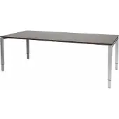Schaffenburg Vergadertafel Domino - 200x100 logan - alu frame