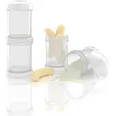Twistshake container 2x 100ml - white