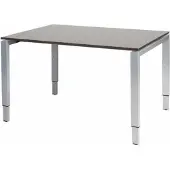 Schaffenburg Verstelbaar Bureau - Domino 120x90 logan - alu frame