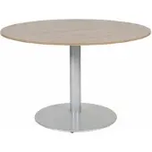 Schaffenburg Vergadertafel - Linesto 120 rond Havana Kersen - alu frame