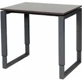 Schaffenburg Verstelbaar Bureau - Plus 80x60 logan - zwart frame
