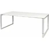 Schaffenburg Vergadertafel - Verstelbaar - 200x100 grijs - alu frame