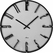 Atlanta Wandklok Grey & Black Modern Design