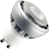 SPL GU10 MR16 LED Spot | 5W 2700K 180V/240V 927 | 30°/80° Ø50mm Dimbaar