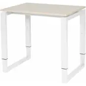 Schaffenburg Verstelbaar Bureau - Domino Plus 80x60 robson - wit frame