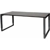 Schaffenburg Verstelbaar Bureau - Plus 180x90 logan - zwart frame