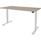 Schaffenburg Dextro Basic Zit-sta-bureau Rechthoekig Kersen T-Voet 1.200 (B) x 800 (D) x 705 (H) mm Melamine