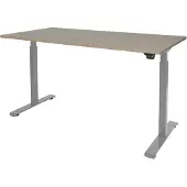 Schaffenburg Dextro Basic Zit-sta-bureau Rechthoekig Eiken T-Voet 1.800 (B) x 800 (D) x 705 (H) mm Melamine
