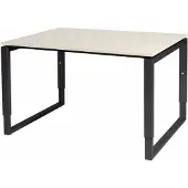 Schaffenburg Verstelbaar Bureau - Plus 120x90 robson - zwart frame