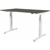 Schaffenburg Zit Sta Bureau - Plus Elek 160x80 robson - wit frame