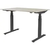 Schaffenburg Zit Sta Bureau - Plus Elektrisch 140x80 eik -zwart frame