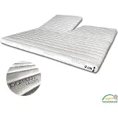 Bamboo Split Topper-Topmatras 180/200 Koudschuim HR55 9cm