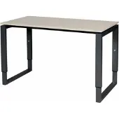 Schaffenburg Verstelbaar Bureau - Plus 120x60 robson - zwart frame