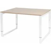 Schaffenburg Verstelbaar Bureau - Plus 120x90 Havana Kersen - wit frame