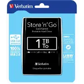 Verbatim Store 'n' Go Portable 1TB Zwart - externe harde schijf, USB 3.0 Micro-B