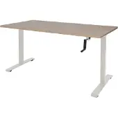 Schaffenburg Dextro Slinger Zit-sta-bureau Rechthoekig Kersen T-Voet 1.200 (B) x 800 (D) x 705 (H) mm Melamine