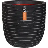 Capi Europe Bloempot Bol Row NL Antraciet Zwart 35 34