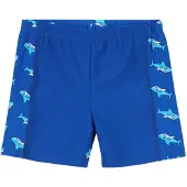 Playshoes Zwemshorts 'Hai' blauw / aqua / wit