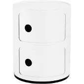 Kartell Componibili Gerecycleerde Opslageenheid 2 Doors | White