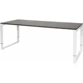 Schaffenburg Verstelbaar Bureau - Domino Plus 200x80 logan - wit frame