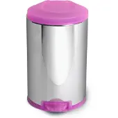 Simplehuman Roundstep Pedaalemmer - 4,5 l - Roze