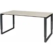 Schaffenburg Verstelbaar Bureau - Plus 160x80 Eiken - zwart frame