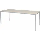 Schaffenburg Bureautafel - Domino Basic 200x80 Eiken - wit frame