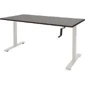 Schaffenburg Dextro Slinger Zit-sta-bureau Rechthoekig Eiken T-Voet 1.800 (B) x 900 (D) x 705 (H) mm Melamine