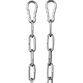 Rimba Metalen Ketting met Karabijnhaak 200 cm - Zilver