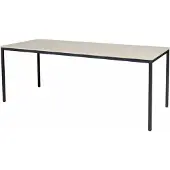Schaffenburg Bureautafel - Domino Basic 200x80 robson - zwart frame