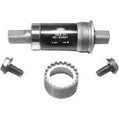 Sunrace Trapas voor stadsfiets - staal - BSA draad - 68/122 mm - zilver/zwart