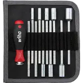 Wiha 27713 Wisselklingset 12-delig Dop (zeskant) Werkplaats