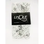 Unique living Servetten - set 4stuks - Let it snow - 40x40cm - white - Wit - Herbruikbaar