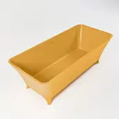 Mondiaz Vrijstaand bad lundy 170x75 cm kleur ocher /ocher