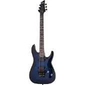Schecter Omen Elite-6 FR See-Thru Blue Burst elektrische gitaar