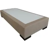 Slaaploods.nl Deluxe - Boxspring exclusief matras - 120x200 cm - Beige