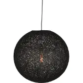 Label51 Twist zwarte hanglamp rond 45x45x45cm
