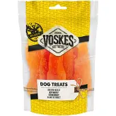 Voskes 10x Hondensnacks Kippenborst 100 gr