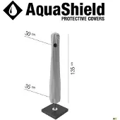 Aquashield beschermhoes voor parasol polyester 135 x 30 cm