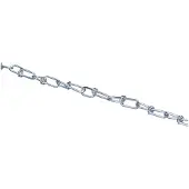 ERICO knopenketting chk, staal, br 12.5mm, dikte 2.8mm, elektrolytisch verzinkt
