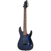 Schecter Omen Elite-7 7 String See-Thru Blue Burst